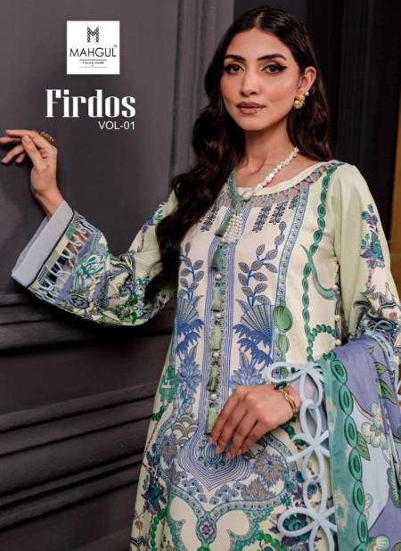 Firdos Vol 1 By Shraddha Nx Mahgul Cotton Pakistani Suits Wholesale Price 
 Catalog