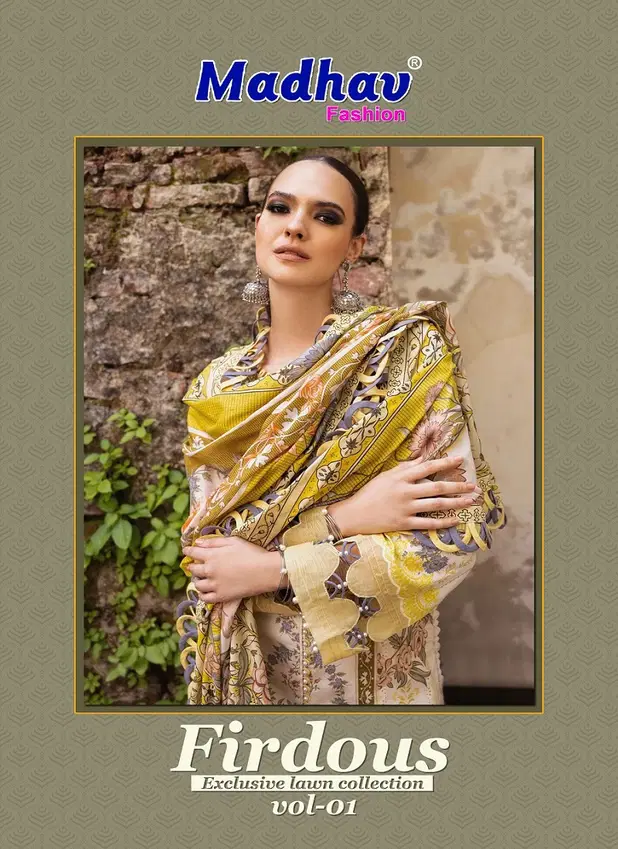 Firdous Vol 1 By Madhav Karachi Cotton Dress Material Wholesale Shop In Surat
