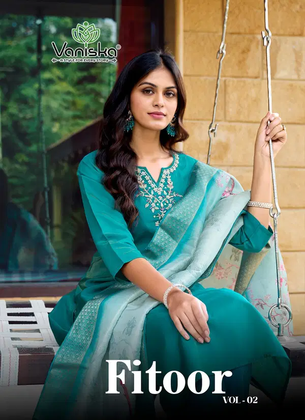 Fitoor Vol 2 By Vaniska Kurti With Bottom Dupatta Wholesale Price In Surat