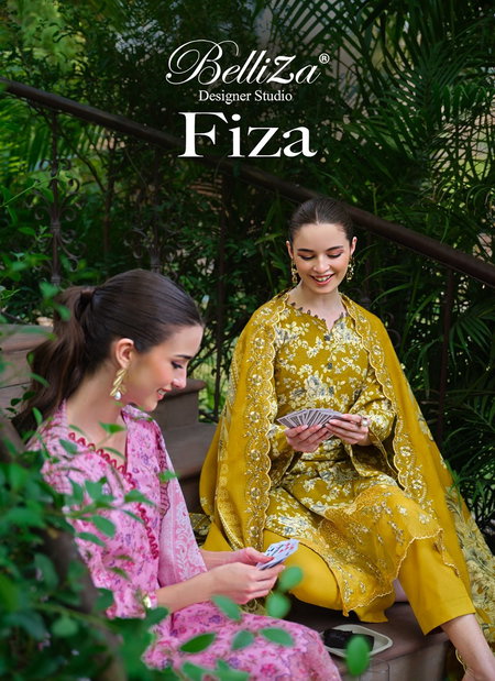Fiza By Belliza Cotton Printed Dress Material Wholesale Price In Surat
