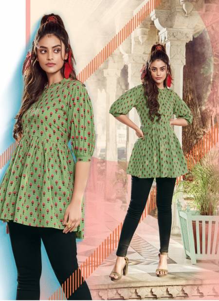 Flair Cotto Vol 1 By Passion Tree Cotton Printed Wholesale Ladies Top Catalog