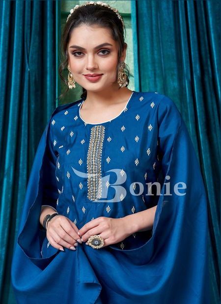 Flora 5 By Bonie Silk Kurti Bottom With Dupatta Catalog Catalog