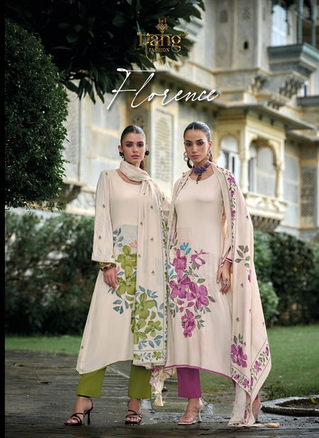 Florence By Rang Wool Digital Printed Dress Material Wholesale Price In Surat Catalog