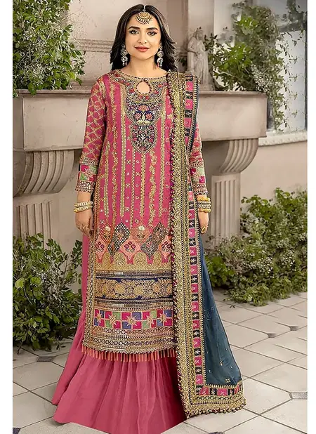 Florent 1027 A To D Organza Embroidered Pakistani Salwar Kameez Wholesale Price