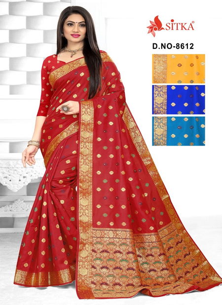 Florida 8612 Latest Designer Festival Wear Handloom cotton silk Saree Collection Catalog