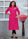 Flory Ethnic Wear Designer Rayon Embroidery Kurti Collection