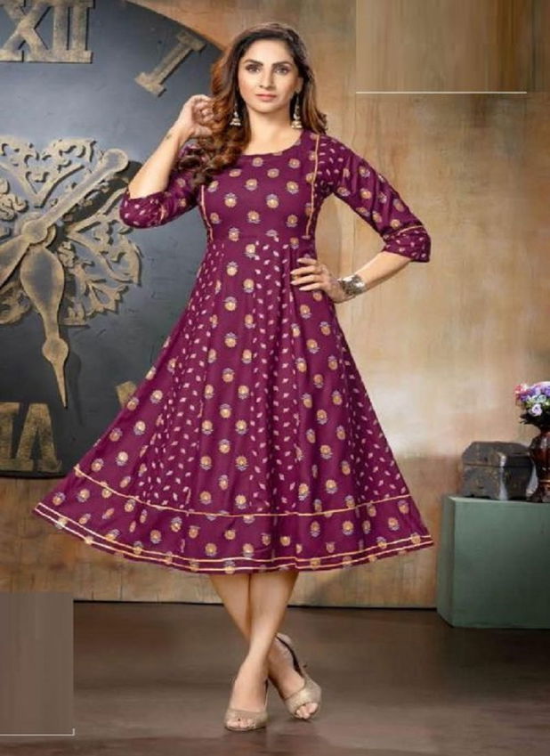 Fly Free Trendz Ethnic Wear Wholesale Anarkali Kurti Collection