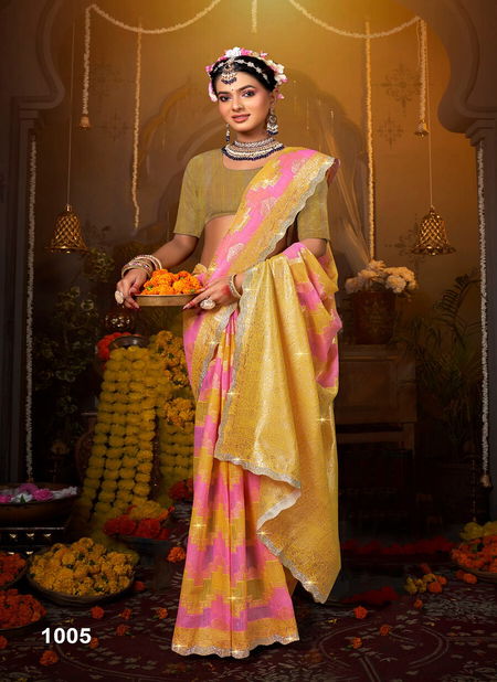 Fortune Linen Saroski Vol 2 By Saroj Silk Linen Designer Saree Suppliers In India
 Catalog