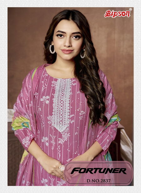 Fortuner 2837 By Bipson Roman Silk Non Catalog Dress Material Wholesalers In Delhi Catalog