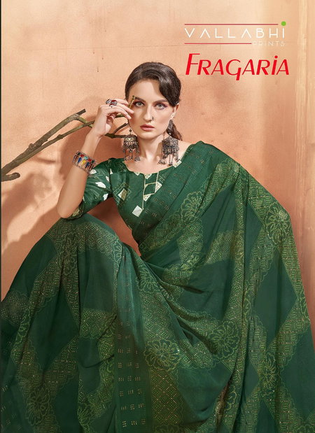 Fragaria By Vallabhi Heavy Designer Georgette Sarees Wholesale Market In Surat