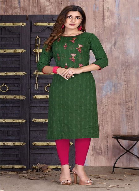 Ft Aaliya 1 Fancy Rayon Regular Wear Designer Kurti Collection Catalog