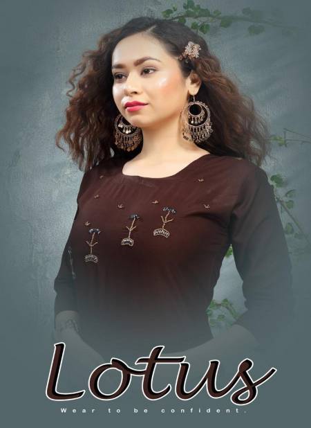 Ft Lotus Simple Latest Designer fancy Ethnic Regular Wear Kurtis Collection
 Catalog