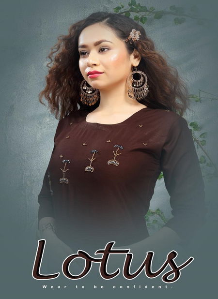 Ft Lotus Simple Latest Designer fancy Ethnic Regular Wear Kurtis Collection
 Catalog