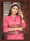 Ft Pintex Latest Fancy Designer Casual Wear Gold Print Heavy Rayon Kurti With Bottom Collection
