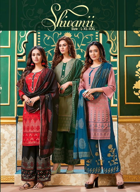 Ft Shivanii Latest fancy Designer Regular Casual Wear Rayon Slub Designer Printed Readymade Collection
 Catalog