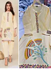 Fun2sh Heavy Rayon Cotton Embroidered Kurti With Bottom Catalog