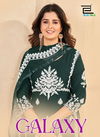 Galaxy By Blue Hills Rayon Embroidery Designer Kurti With Bottom Dupatta Wholesale Online