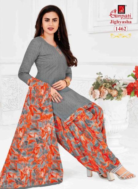 Ganpati Jigyasha 14 Printed Cotton Casual Wear Punjabi Patiyala Dress Material
 Catalog