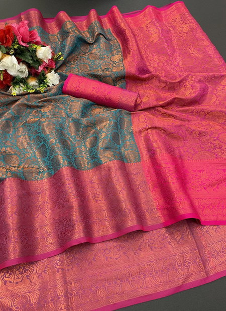 Gc Banarasi Silk Zari Border Pure Silk Saree Catalog