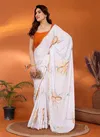 Gc Soft Chinon Chiffon Silk Designer Fancy Sarees Suppliers In India