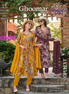 Ghoomar Vol 2 By Radhika Printed Alia Cut kurti With Bottom Dupatta
