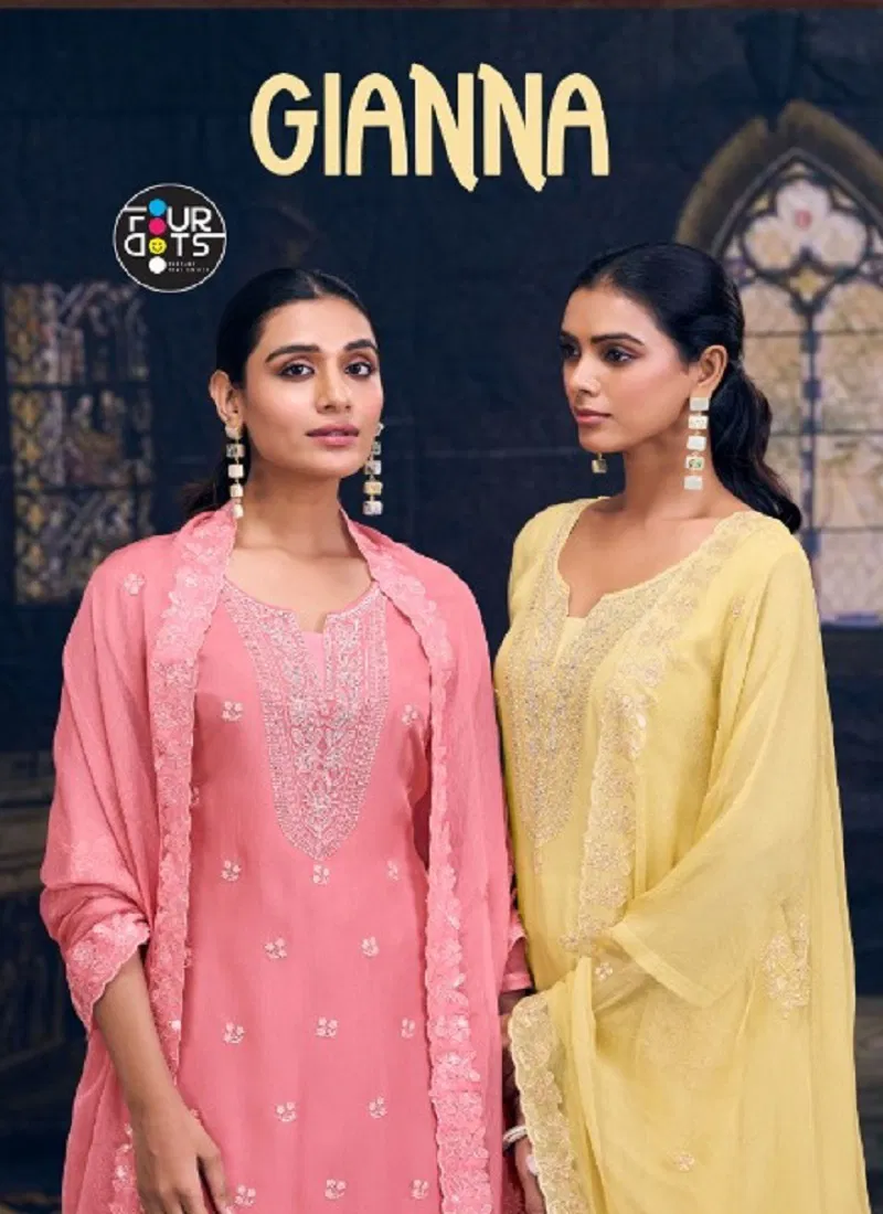 Gianna By Fourdots Viscose Designer Salwar Suits Wholesalers In Delhi Catalog