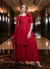 Glorious St 101 Size Set Sharara Suits Catalog