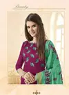 Gng Blsm 1 Latest Ethnic Wear chanderi with work Dupatta Designer cotton Dress Material Collection
