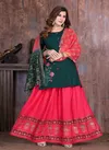 Golden Creamy 1 New Latest Ethnic Wear Kurti Skirt With Dupatta
Collection