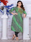 Golden Queens 1 Rayon Printed Straight Cut Wholesale Kurti Collection