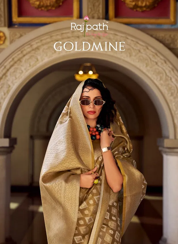 Goldmine By Rajpath Tissue Silk Designer Saree Wholesale Shop In Surat