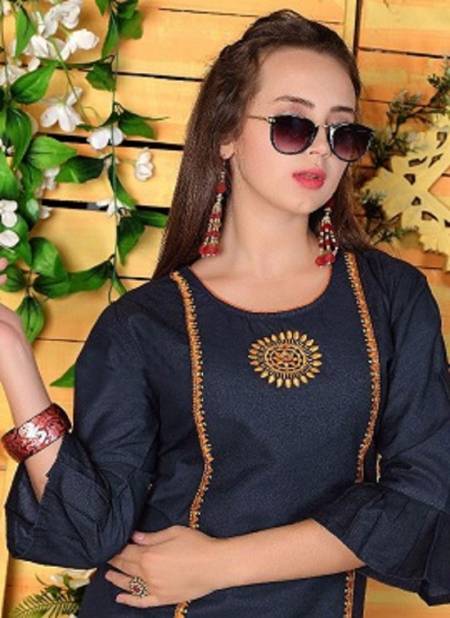 Gopal Fiona 1 Fancy Designer Casual Wear Embroidery Work Kurtis Collection
 Catalog