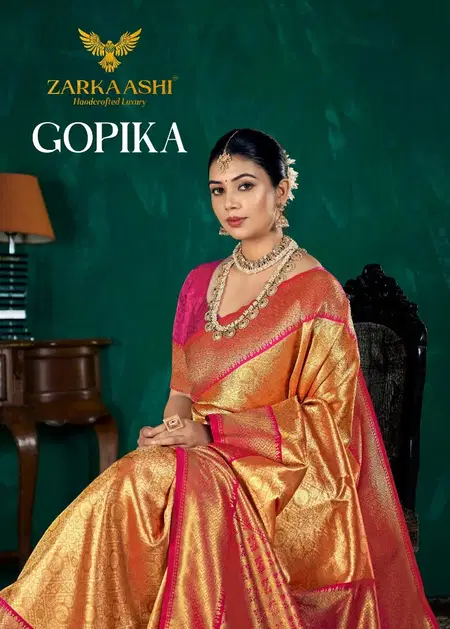 Gopika By Zarkaashi Banarasi Tissue Wholesale Saree Suppliers In Mumbai