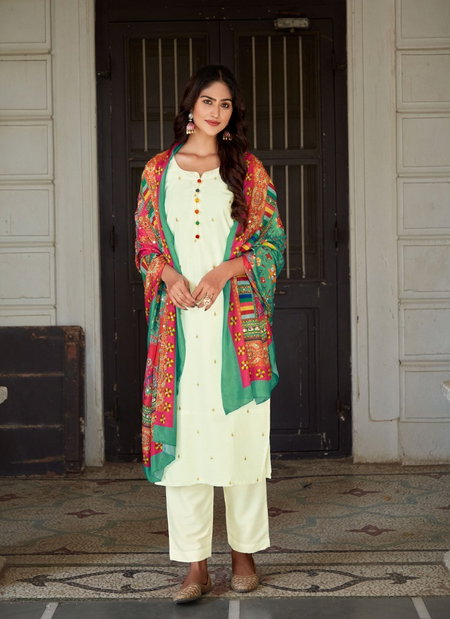 Gorgeous Riwaz Size Set Chinon Embroidery Kurti With Bottom Dupatta Wholesale Price In Surat