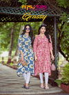 Graccy By Tips Tops Rayon Printed Designer Kurtis Wholesale Price In Surat