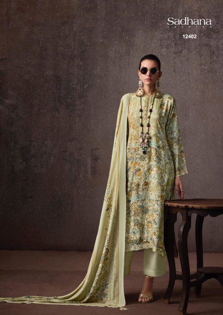 Grace By Sadhana Bemberg Musline Silk Bulk Dress Material Orders In India