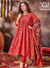 Grace By You Alia Cut Kurti With Bottom Dupatta Catalog