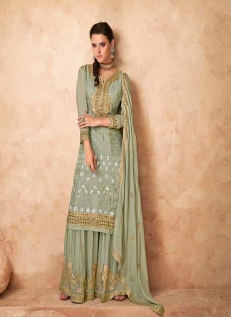 Gramo Navabi 3 Georgette Heavy Festive Wear Ready Made Salwar Suit Collection Catalog