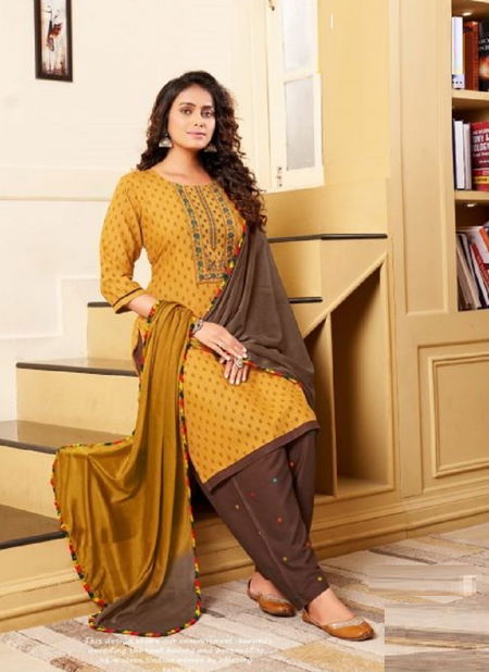 Green Tomato Sonu Rayon Printed Regular Wear Kurti Patiala With Dupatta Collection Catalog