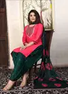 Green Tomato Surili Heavy Rayon Printed Ethnic Wear Patiala Ready Made Collection