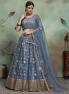 Grey Arya Euphoria Vol 2 Soft Net Wedding and Partywear Lehenga Choli 2906