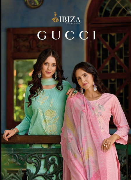 Gucci By Ibiza Pure Lawn Cotton Khadi Printed Dress Material Wholesale Price In Surat