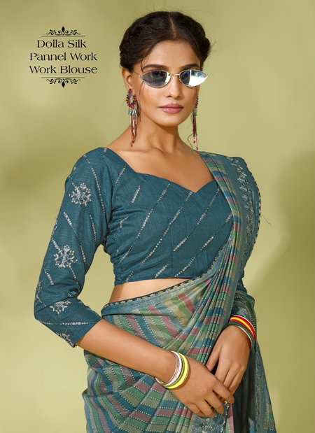Gudiya 08 By Kalpatru Pallu Work Dolla silk Sarees Wholesale Shop In Surat