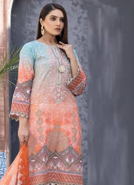 Gul Faraz Chunri 01 Casual Daily Wear Karachi Cotton Dress Material Collection