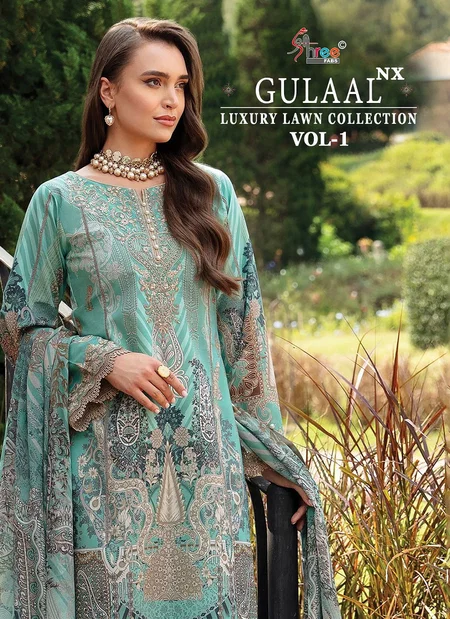 Gulaal Luxury Lawn Collection Vol 1 Nx By Shree Cotton Wholesale Pakistani Suits Wholesale