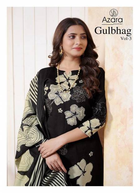 Gulbagh Vol 3 By Azara Jam Cotton Dress Material Wholesale Shop In Surat Catalog