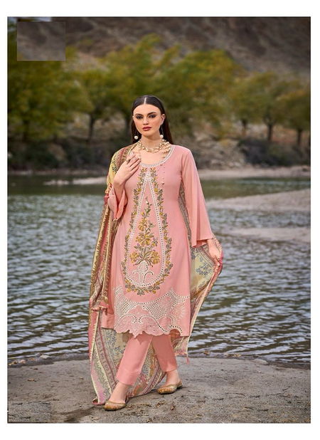 Mehtaab By Gull Jee Viscose Pashmina Kurti Bottom With Dupatta Dress Material Catalog Catalog