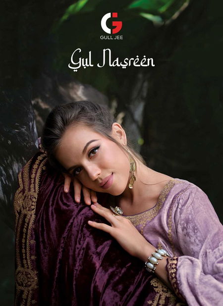 Gul Nasreen By Gull Jee Velvet Salwar Kameez Wholesale In India Catalog