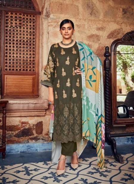 Gull Jee Queen Courts Fancy Festive Wear Pashmina Dress Material Collection  Catalog