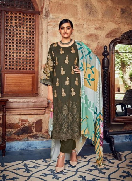 Gull Jee Queen Courts Fancy Festive Wear Pashmina Dress Material Collection  Catalog